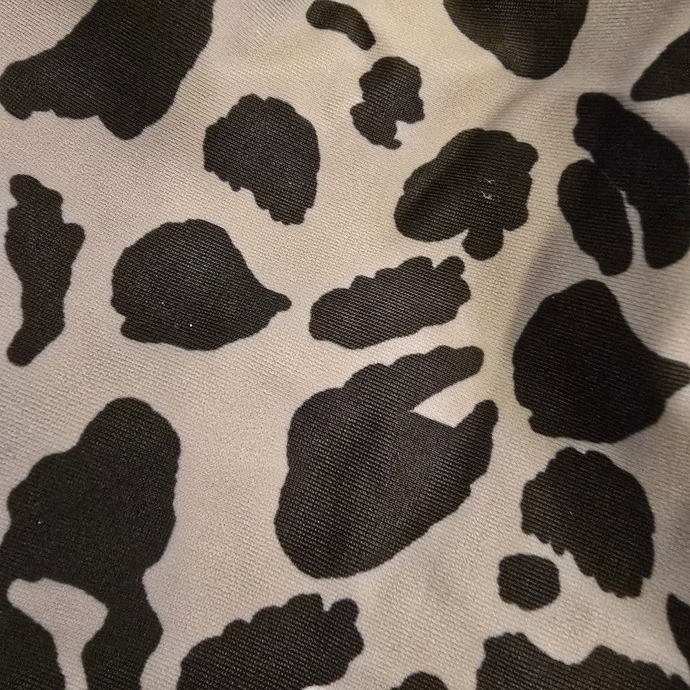 Shein Black and Leopard Print Women's Swimsuit - Picture 5 of 5